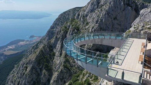 Von Makarska aus: Geführte Tour durch den Biokovo-Naturpark mit Skywalk