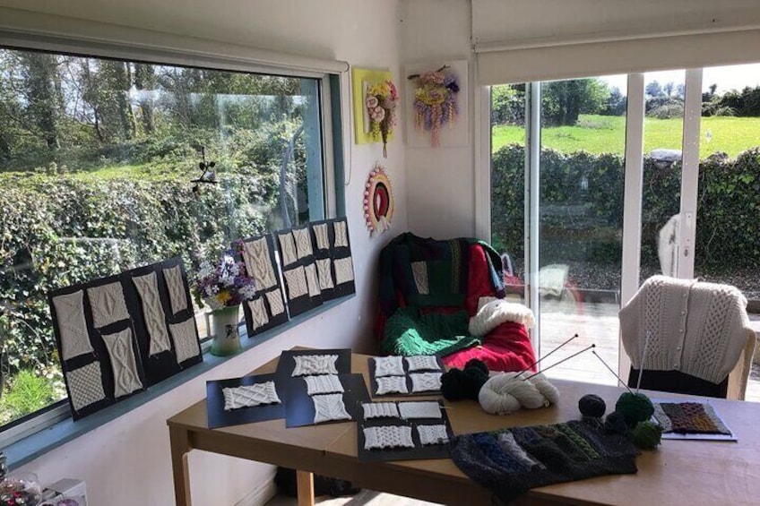 Light filled Aran knitting studio