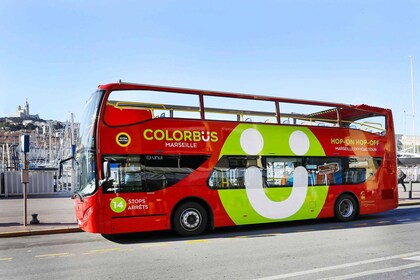 Marseille: Hop-On Hop-Off bussikierros.