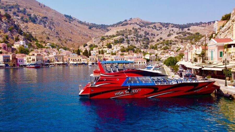 Rhodes Town Day Tour from Kolymbia in a High Speed Boat