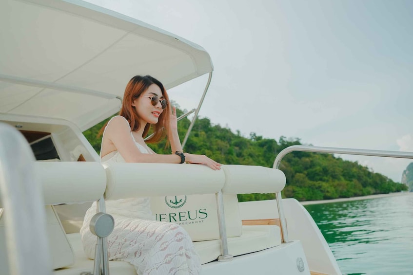 Picture 4 for Activity Krabi: Private 4 Islands & Sunset Dinner Luxury Speedboat