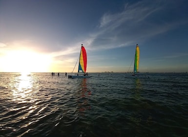 Miami : Voile intime dans la baie de Biscayne avec repas et boissons