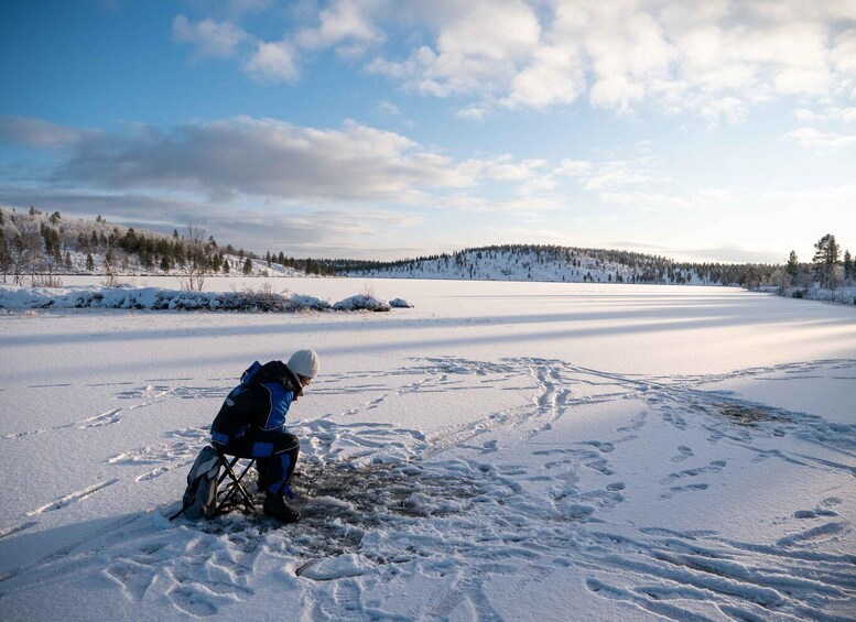 Arctic Fishing & Open Fire Cooking