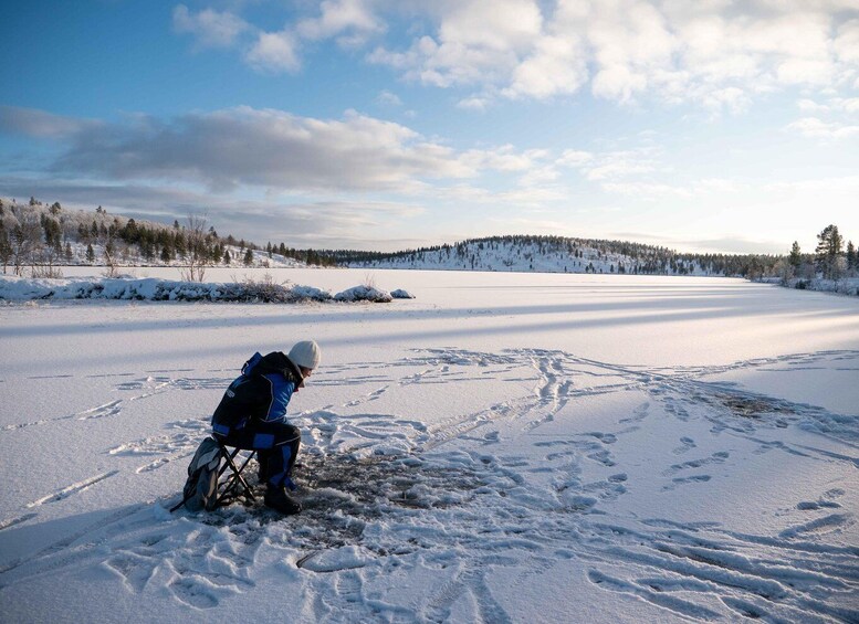 Arctic Fishing & Open Fire Cooking