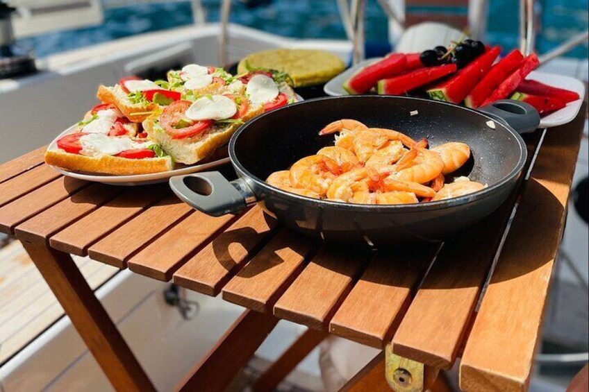 Fresh made tapas