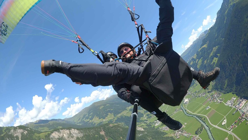 Picture 2 for Activity Mayrhofen: Private Paragliding Flight For All Levels