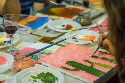 Paint and Pint in Tel Aviv