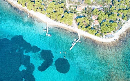 Trogir: Private speedboat tour to Blue Lagoon and 3 Islands