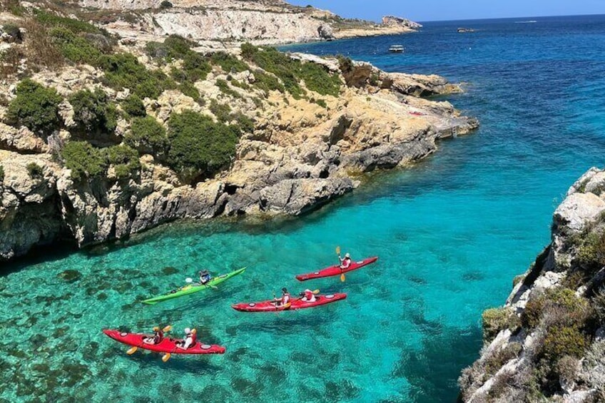 Kayak Gozo and Comino Guided Kayak Adventure