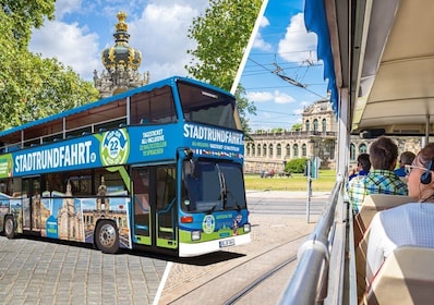 Dresden: 1-dagstur med buss med Hop-On-Hop-Off