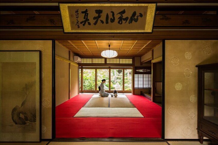 Stunning Private Tea Ceremony: Camellia Garden Teahouse