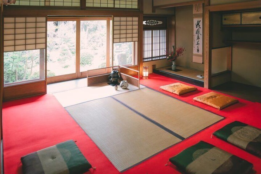 Stunning Private Tea Ceremony: Camellia Garden Teahouse