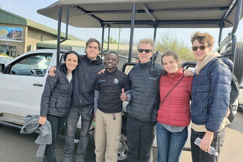 A Private Game Drive plus white Rhino Short walk