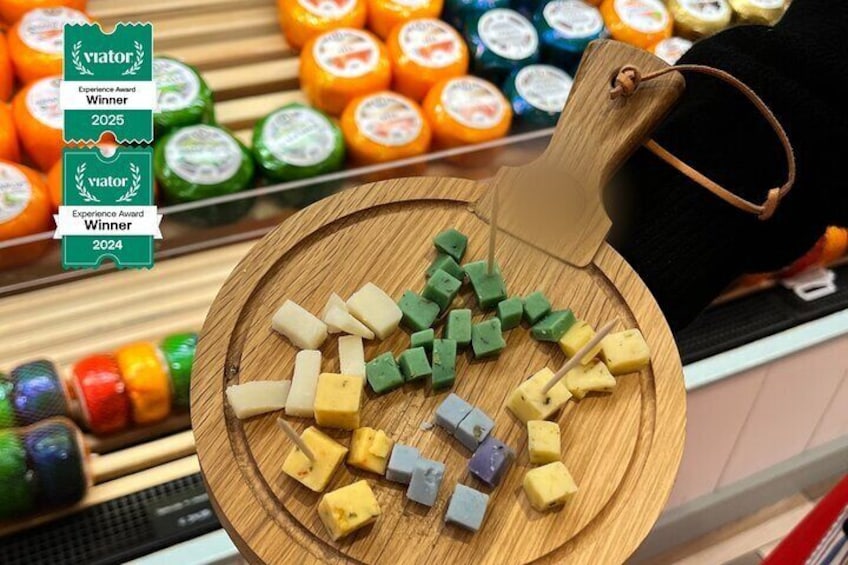 All colors of cheese :)