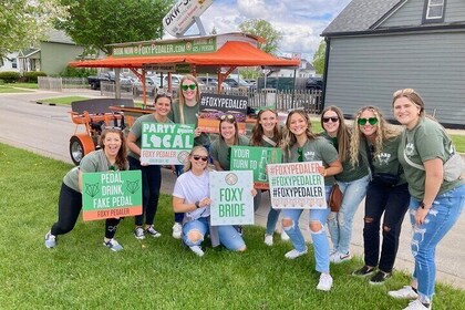 Foxy Pedaler Green Bay Party Bike Private Tour