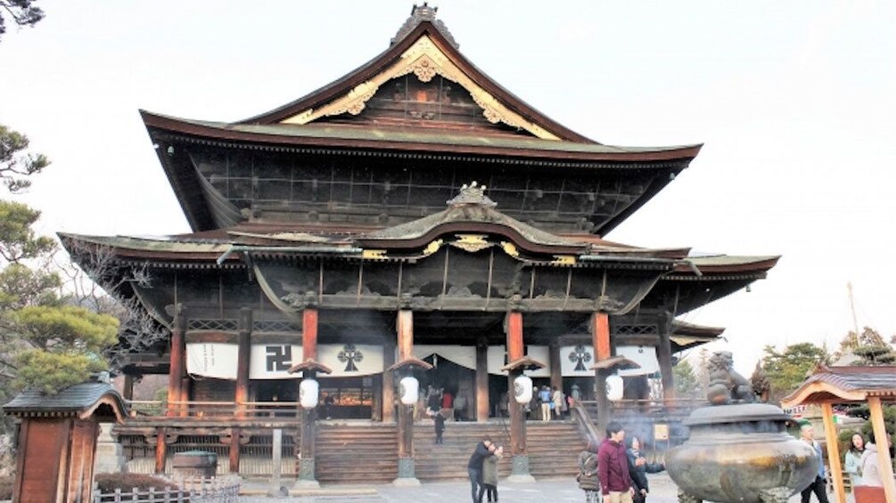 View of temple in Tokyo