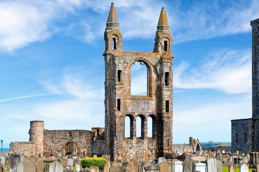 St Andrews, Dunfermline Abbey & Fife Coast Tour from Edinburgh