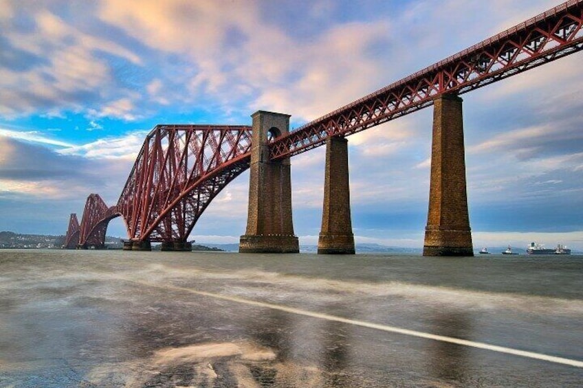 Forth Road bridge at Queensferry