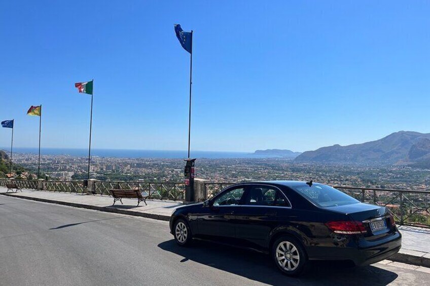 View of the city of Palermo from the panoramic point of Monreale