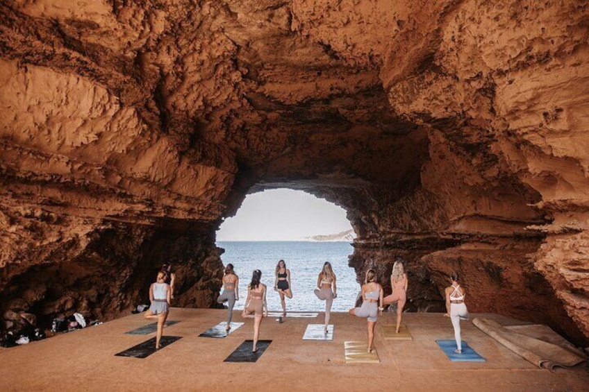 Secret Cave Yoga and Es Vedra Experience in Ibiza 