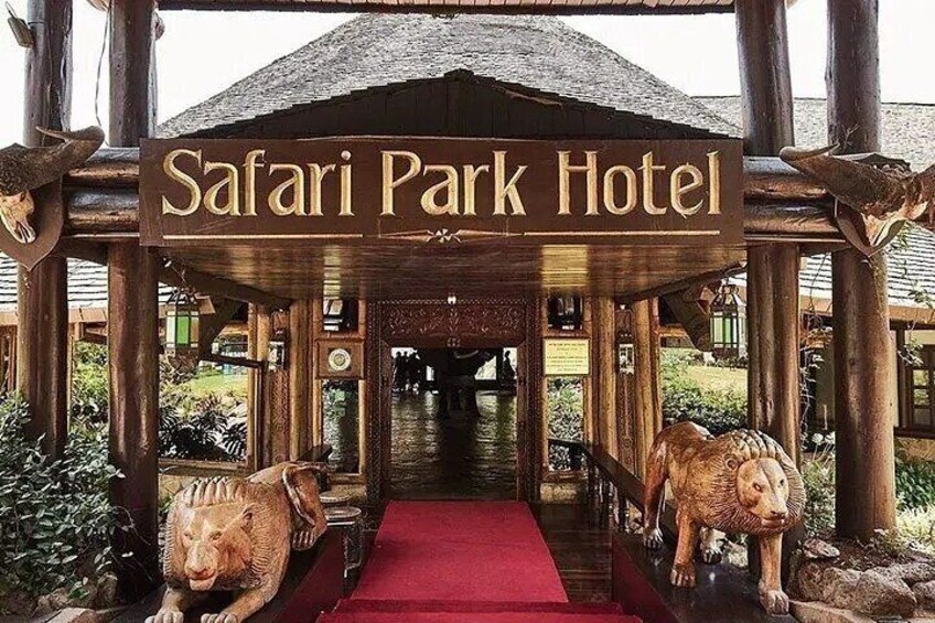 Safari Park dinner with live band music and cat dance