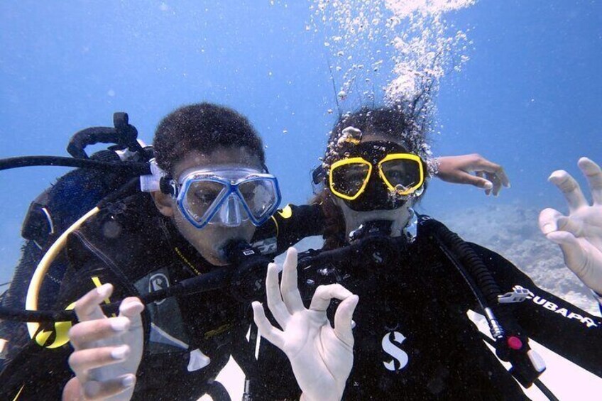 diving is fun 