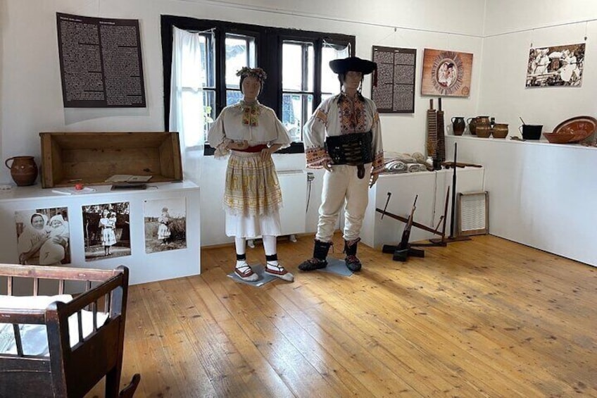 You'll get comprehensive information about the daily life in Cicmany village centuries ago. The exhibition is on 2 floors (in Slovak and in English). 