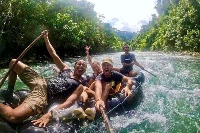 River raft your way back from the jungle trek