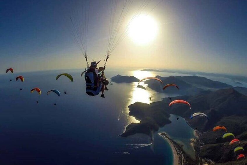 Marmaris Paragliding Experience with Pick up