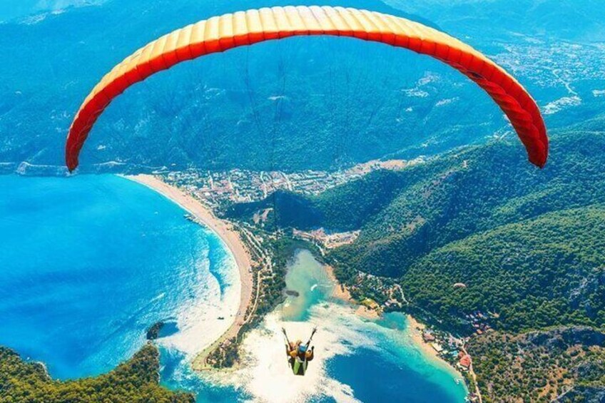 Marmaris Paragliding Experience with Pick up
