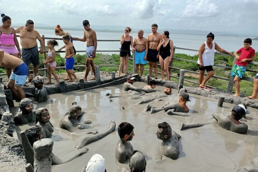 Totumo Volcano Tour and Beach Day