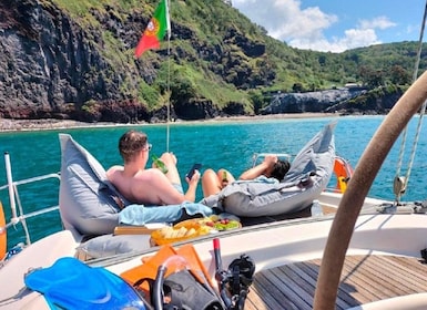 Ponta Delgada : Croisière en voilier privé avec boissons de bienvenue