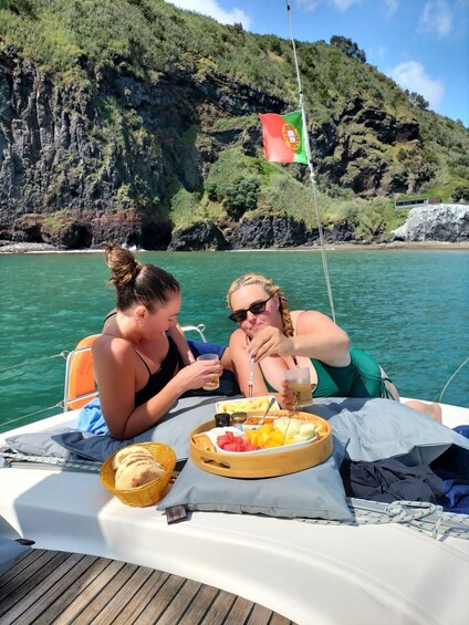 Picture 5 for Activity Ponta Delgada: Private Sailboat Cruise with Welcome Drinks