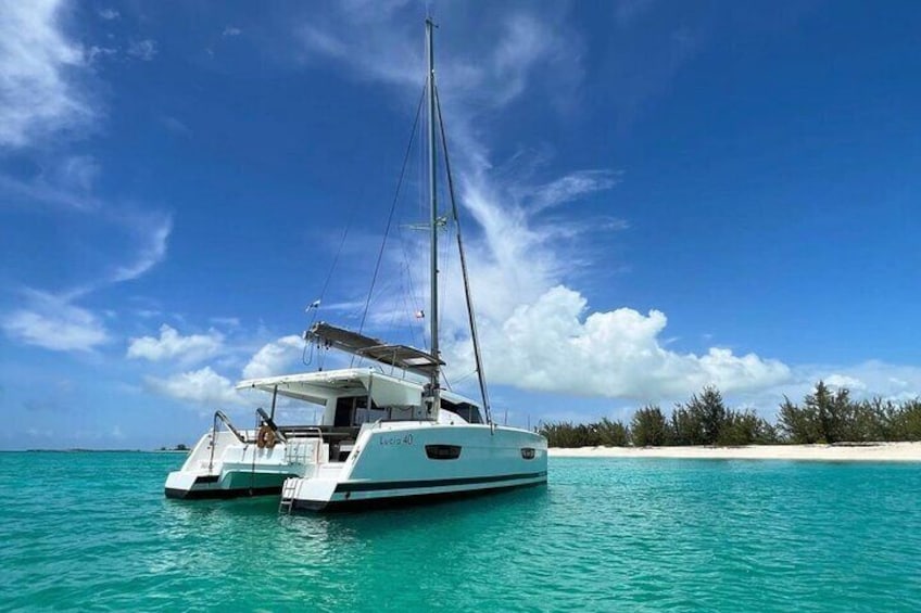 Private Half-Day Catamaran Cruise, Turks and Caicos Islands