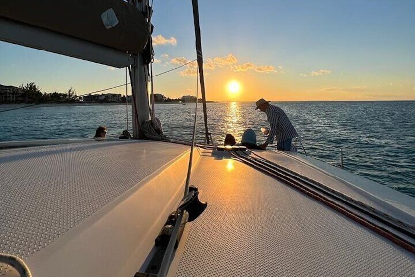 Private Half-Day Catamaran Cruise, Turks and Caicos Islands