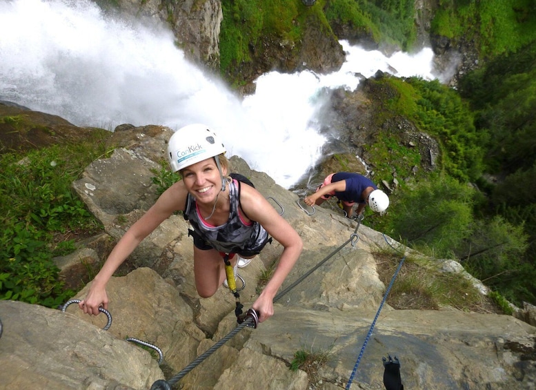 Picture 1 for Activity Ötztal: Via Ferrata Climbing Tour at Lehner Waterfall