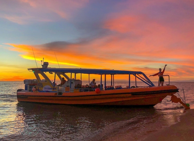 Picture 2 for Activity Darwin: Sunset Harbour Cruise with Fish and Chips Dinner