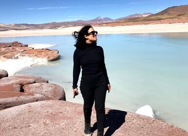 San Pedro de Atacama : Red Rocks et Altiplano Lagoons Excursion d’une journ...