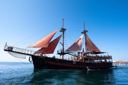 Paphos : Croisière d'une demi-journée pour les pirates du Jolly Roger