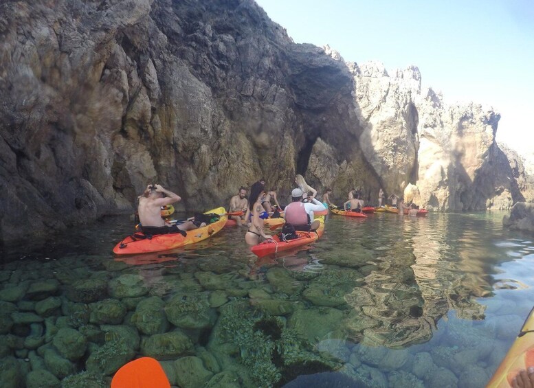 Menorca: Kayak and Marine Reserve Snorkeling Adventure