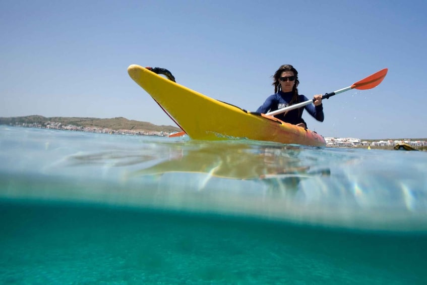 Picture 3 for Activity Menorca: Kayak and Marine Reserve Snorkeling Adventure
