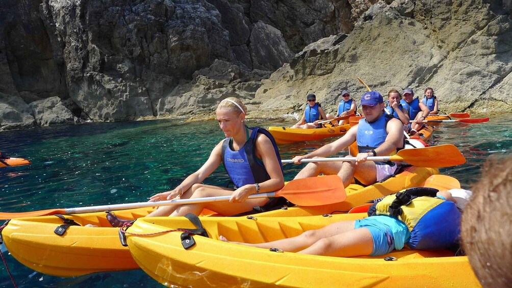 Picture 7 for Activity Menorca: Kayak and Marine Reserve Snorkeling Adventure