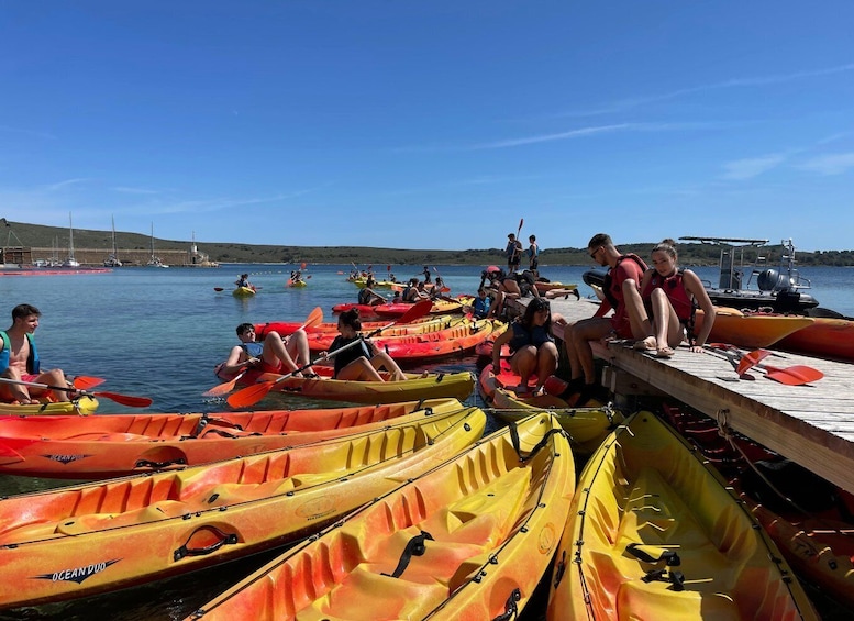 Picture 13 for Activity Menorca: Kayak and Marine Reserve Snorkeling Adventure