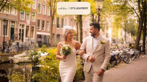 Amsterdam: Private Fotoshootingsession mit bearbeiteten Fotos