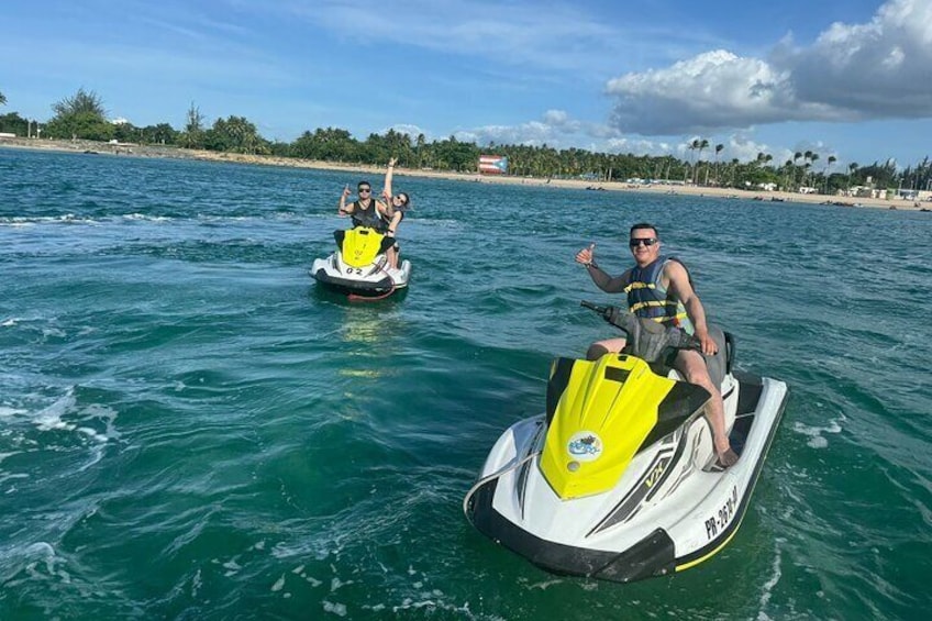 30 Minute Jet Ski Ride along Isla Verde Beach