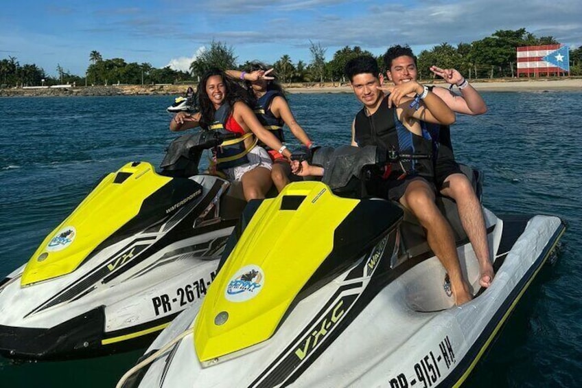 30 Minute Jet Ski Ride along Isla Verde Beach