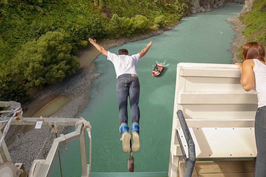 Picture 1 for Activity Hanmer Springs: 35-Meter Bungy Jump off Waiau Bridge