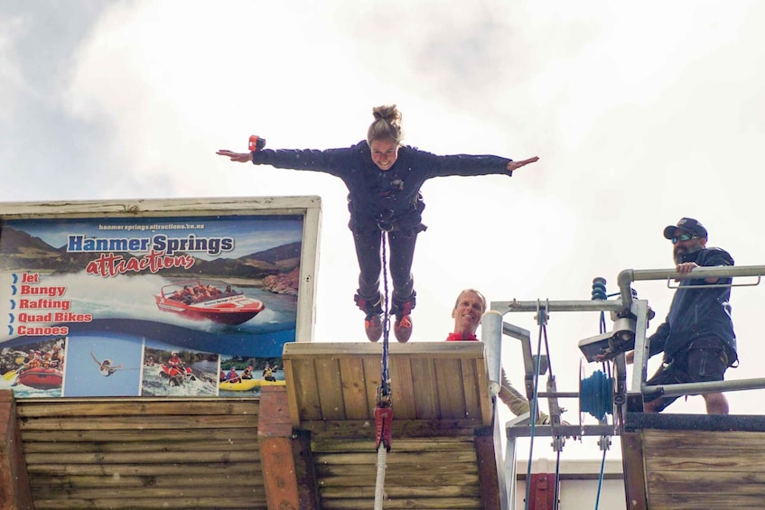 Picture 4 for Activity Hanmer Springs: 35-Meter Bungy Jump off Waiau Bridge