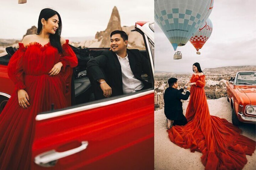 Cappadocia Photoshooting with Flying Dress