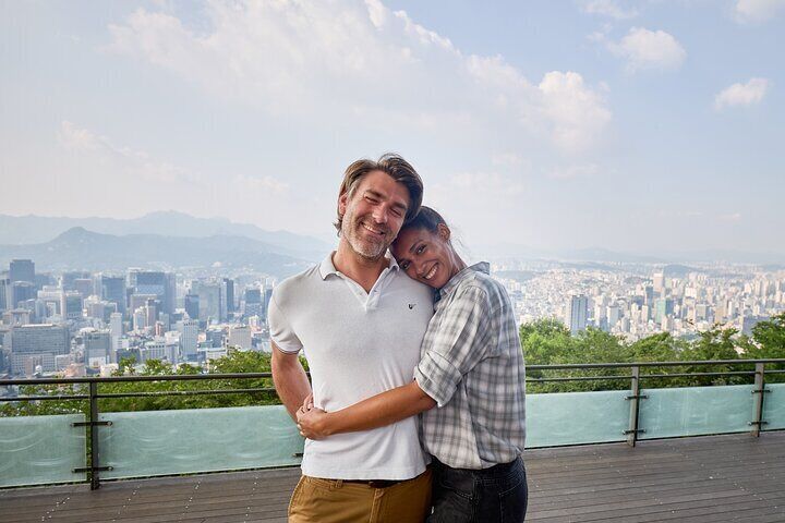 Namsan Seoul Tower on our Seoul City Sightseeing tour - Day 2